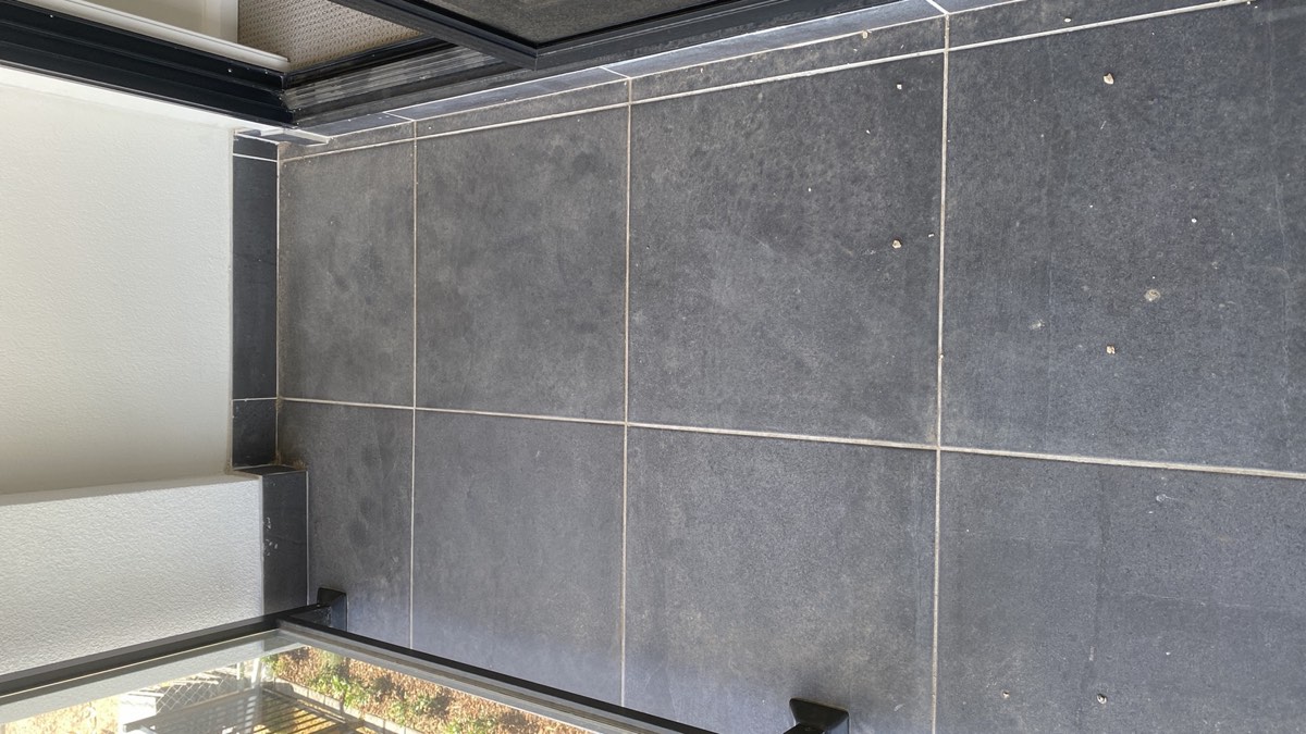 Deck and balcony drainage, recorded on a building and pest inspection in Box Hill